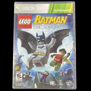 Lego Batman The Videogame For Xbox 360 Platinum Hits Complete With Case Manual D